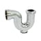 Everflow NY Regular Trap w/Drain Plug for Tubular Drain Applications, Chrome Plated Brass 1-1/2"x1-1/4" 11114 - alternate 3